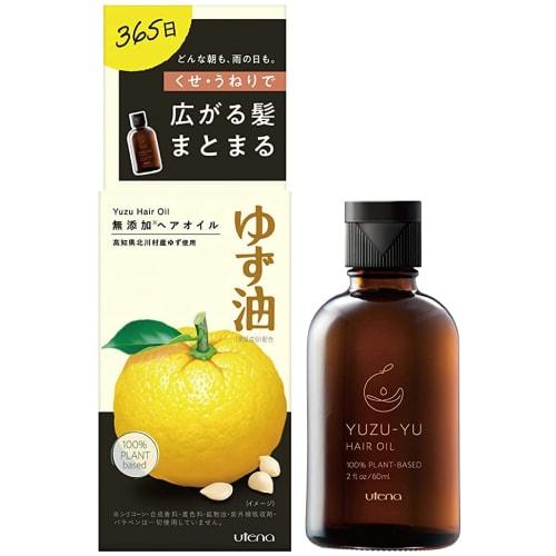 Utena [Bulk purchase] Yuzu oil additive-free hair oil 60mL x2 set
