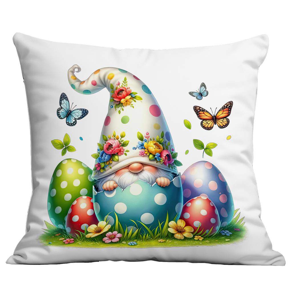 Nowa Poszewka Wielkanocna Królik Jajko Wielkanocne Dom Sofa Poduszka Poszewka Dekoracja
