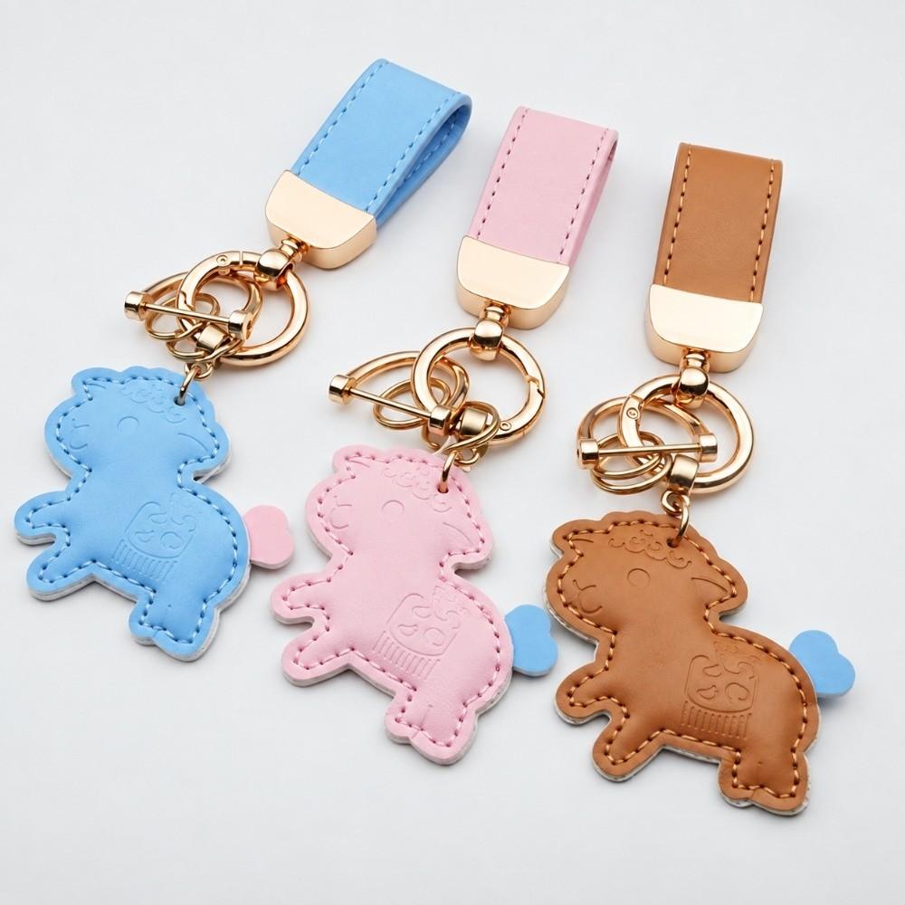 PU Leather Goat Keychain Handmade Animal Keychain Sheep keychain Zodiac Year of the Sheep Gift
