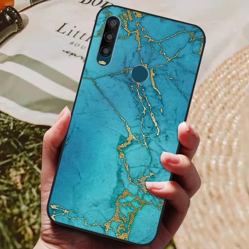 Pour Alcatel 1SE 2020 Coque Anti-choc Fleur Arrière Pour Alcatel 1SE 2020 5030F 5030U 5030D Silicone Souple Coques de Téléphone Pare-chocs
