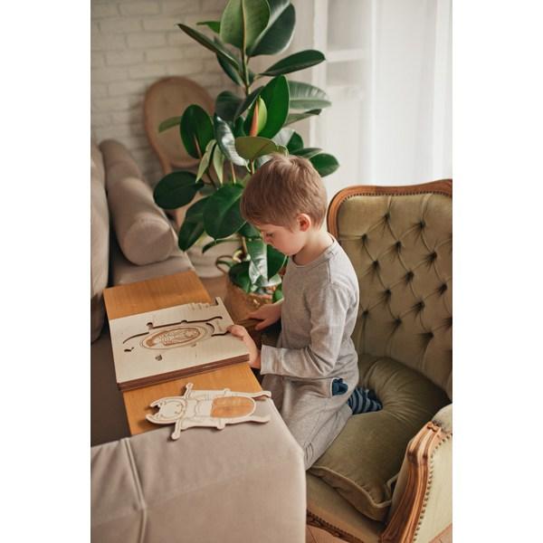 Stukapuka Montessori Deer Bug Puzzle, 1, Korea Nejlepší puzzle pro batolata