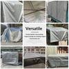 Heavy Duty Sun Shade Cloth Waterproof UV Block Tarpaulin Tear Resistant Sunscreen Tarp with Rustproof Grommets forPatio Carport