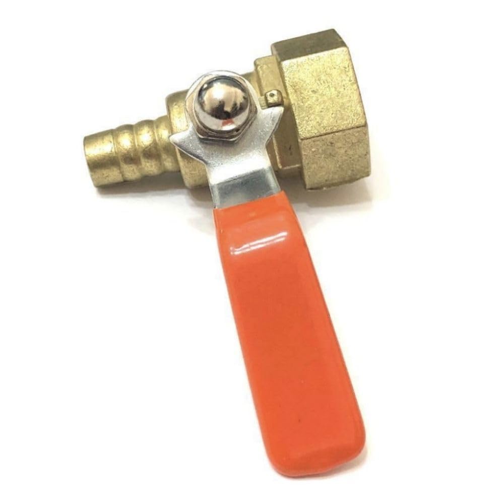 PLEAVIT Bamboo Hose End for Gas Ball Valve and Water Heater Installation