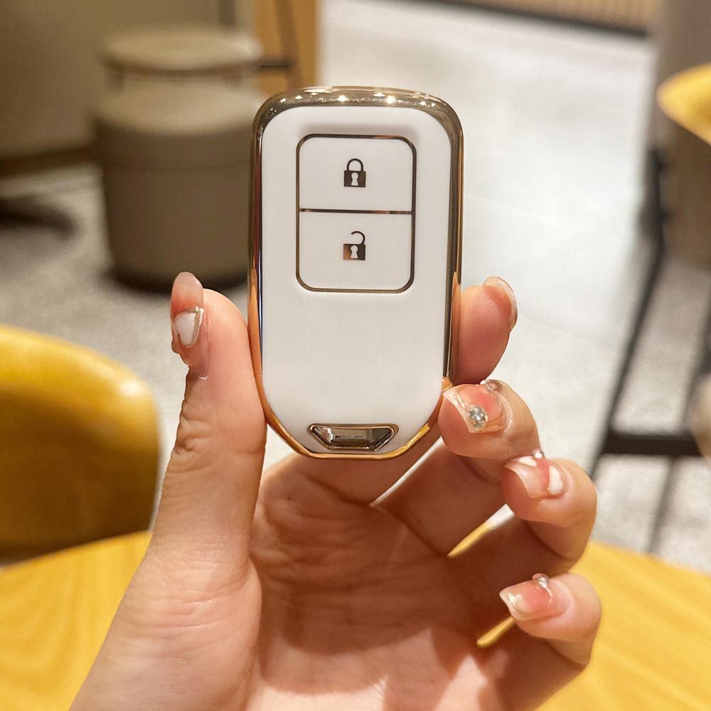 2 3 4 butoane TPU husă pentru chei de mașină la distanță pentru Honda Civic Accord Vezel Fit CRV HRV Crz Hrv Polit Jazz Jade Accesorii