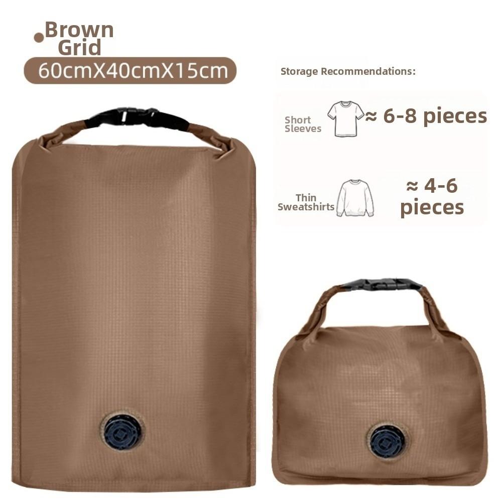 Dustproof Hand Roll Vacuum Bags Reusable Luggage Vacuum Storage Bag  for Travel
