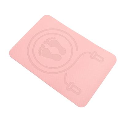 Tapis de sol extérieur Corde à sauter Multifonction Entraînement Absorbe l'eau Portable Ménage Corde Sports Yoga Voyage Aliment Fitness