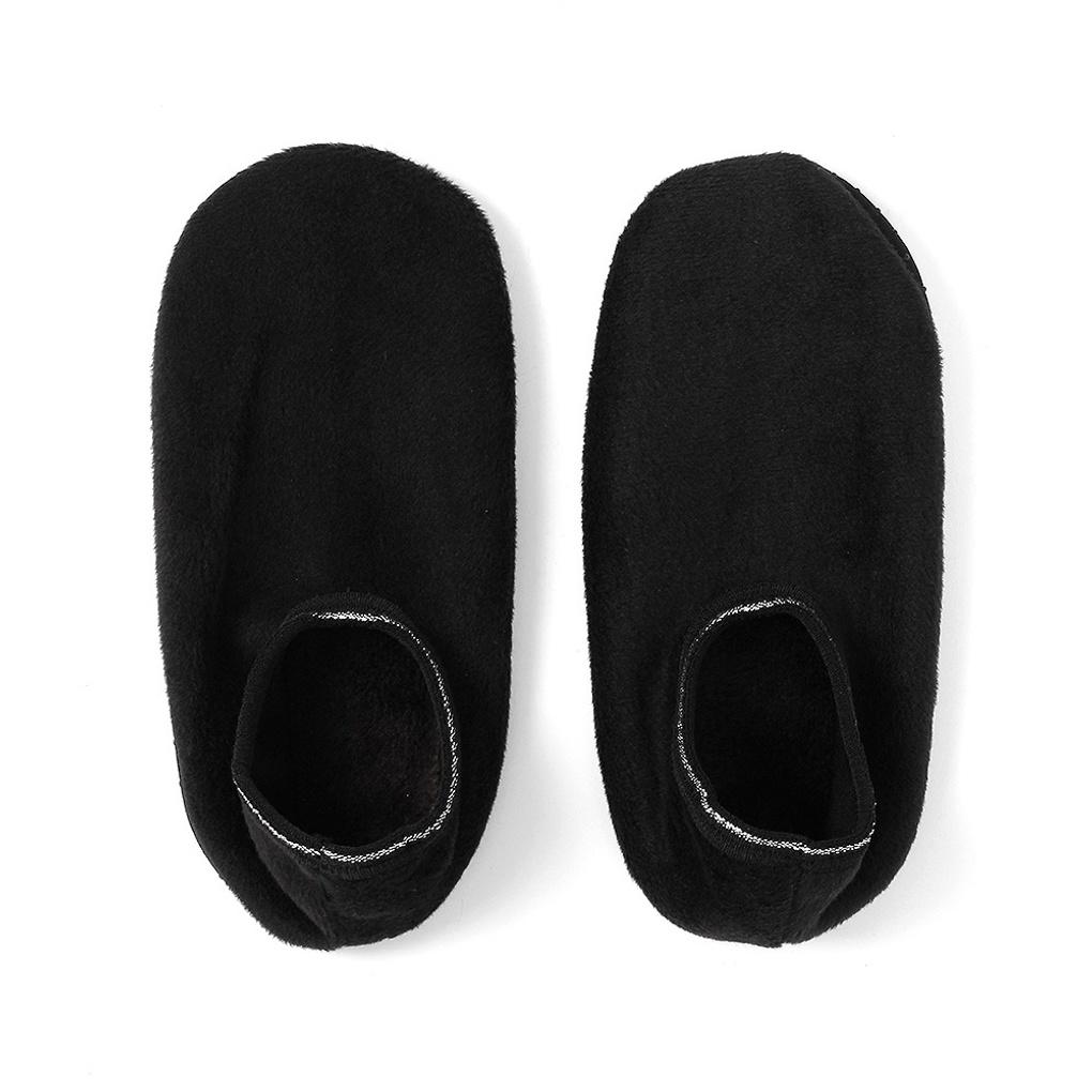 Winter non-slip fleece lined socks 225-245mm black thermal socks