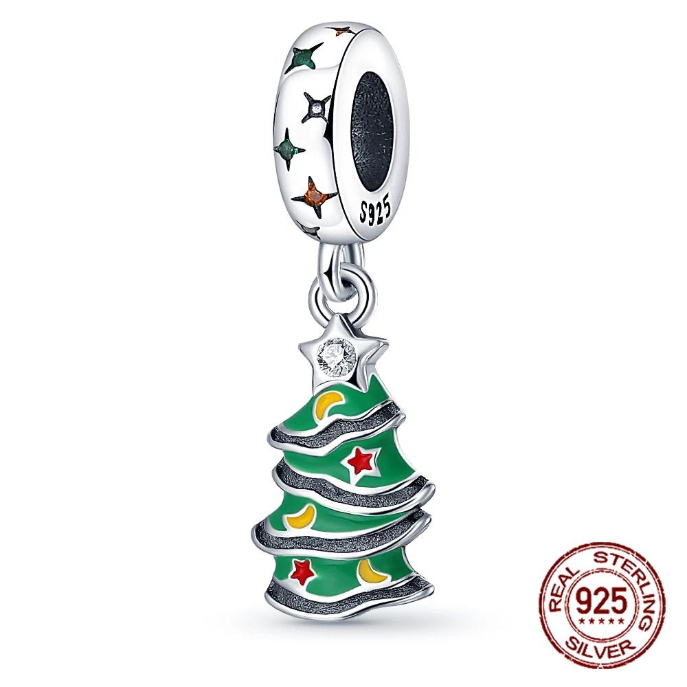 Copper Christmas Winter Snowflake Four Leaf Clover Spacer Beads Pendants Fit 4Mm Hole Diamete Braceletdiy Jewelry