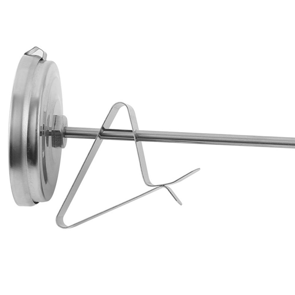 Professional Stainless Steel Deep Fryer with Integrated Food Thermometer