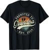 Promoted To Grandpa Est 2026 Grandparents Baby Announcement Unisex T-Shirt Mens Womens Tees Top