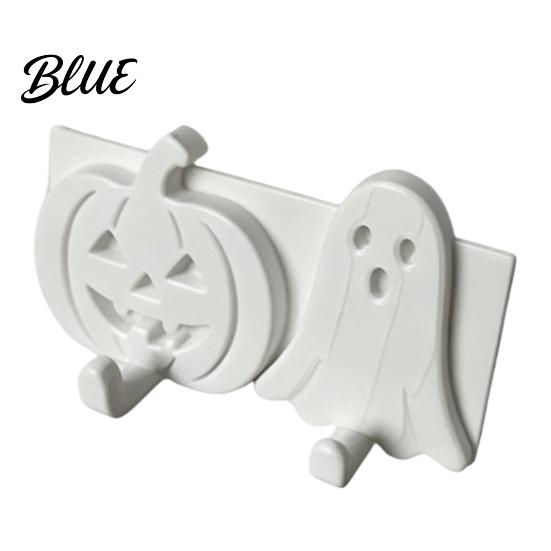Halloween Home Decor Wall Decor Ghost Hook Key Hooks Pumpkin 3D Printed Hook Self Adhesive Holder No Drill Hanging