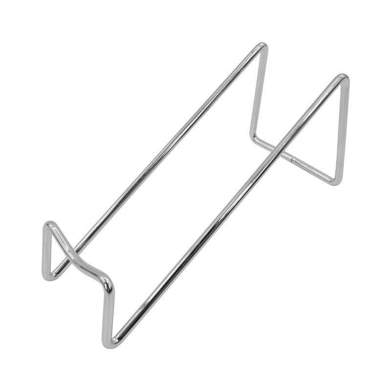 Roségoldenes Schmiedeeisen Weinregal - Eleganter geneigter Ausstellungsständer für Esstisch