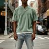 Men's Casual Two-Layer Short Sleeve T-Shirt - Fashionable Look Top for Summer Everyday Wear - Slim Fit Basic Tee for Men