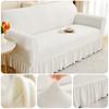Chenille thicker sofa cover, all-inclusive universal cover, anti-slip and dustproof armrest sofa cover, three-person universal new model