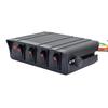 Waterproof 4 Gang Switch Panel Heavy Duty Switch Box Universal Fitment Switch Easy To Use for Car & Road  Vehicles
