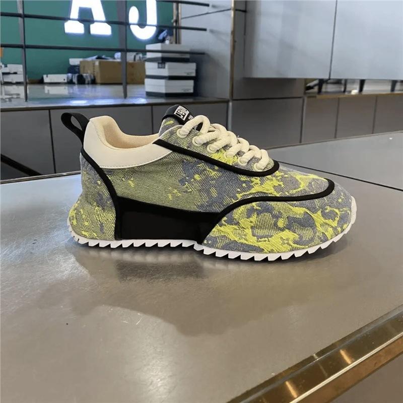 Tide bag bottom dad shoes new comfortable breathable cloth surface rest xk idle