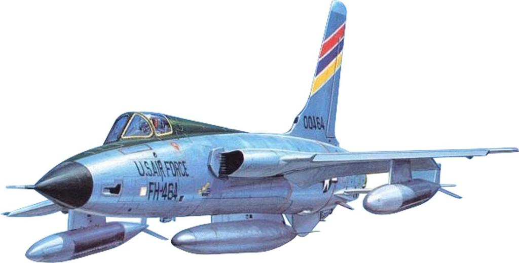 Micro Ace 1/144 Jet Fighter Series F-105 Thunderchief