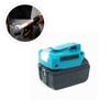 New For Makita LED Light  ADP05 14.4V/18V Lion Battery Dual USB Converter Port Spotlight Outdoor Flashlight for Makita Batteries