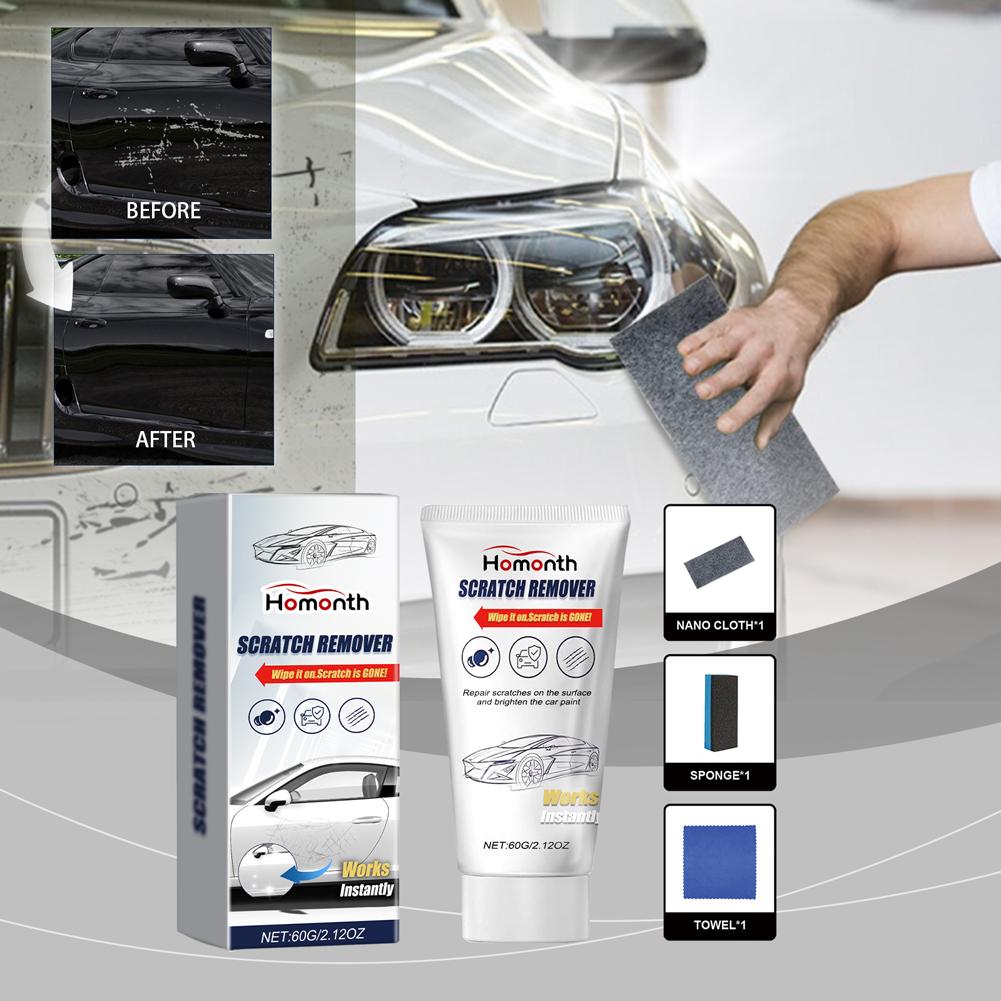 4Pcs Nano Cloth Repairing Scratches Car Scratch Repair Paste Magic Car Scratch Repair Cloth Car Metal Surface Polishing Cloth