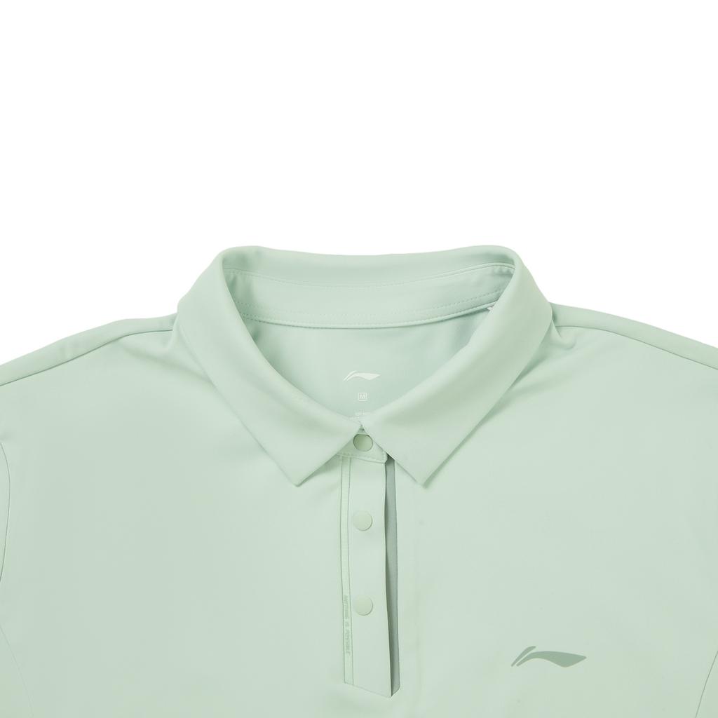 Li-Ning Fitness Series Moisture Wicking Quick Dry UV Resistant Loose Casual Polo Shirt Women tops APLW144-7