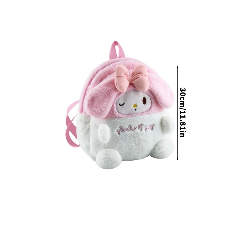 Cute Plush Cartoon Animal Backpack For Kids Kuroomi Transforming Meriedy