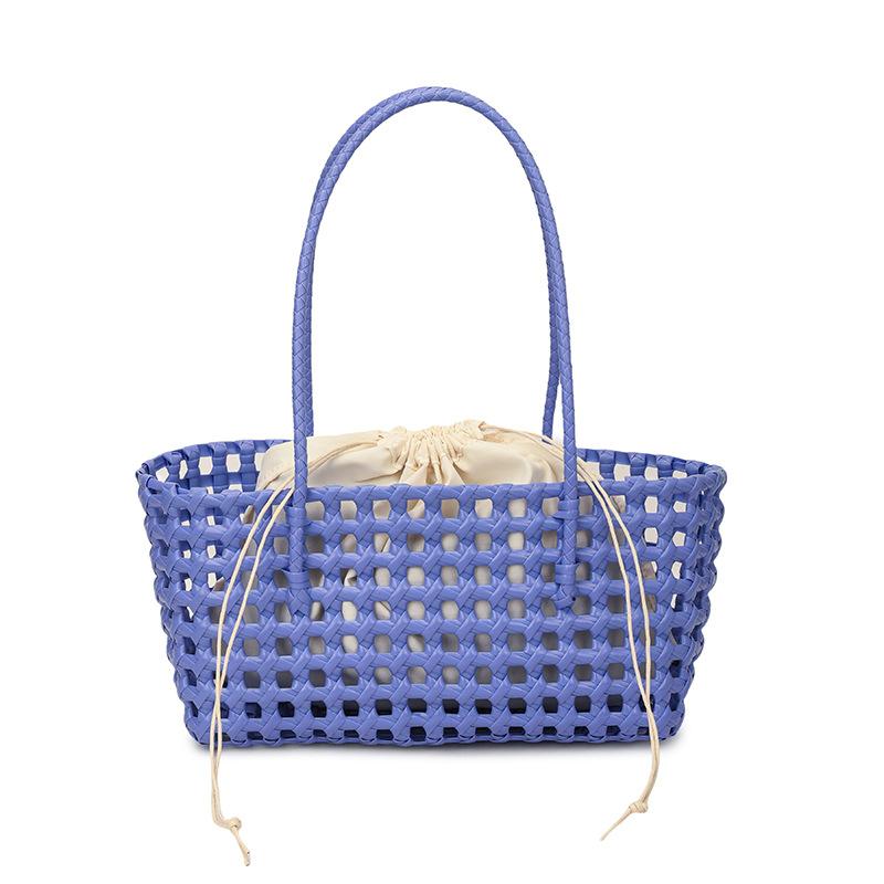 Bolsa da Mãe: Uma Bolsa de Ombro Elegante, de Trama Aberta, para Mulheres, Adequada para Uso Casual.