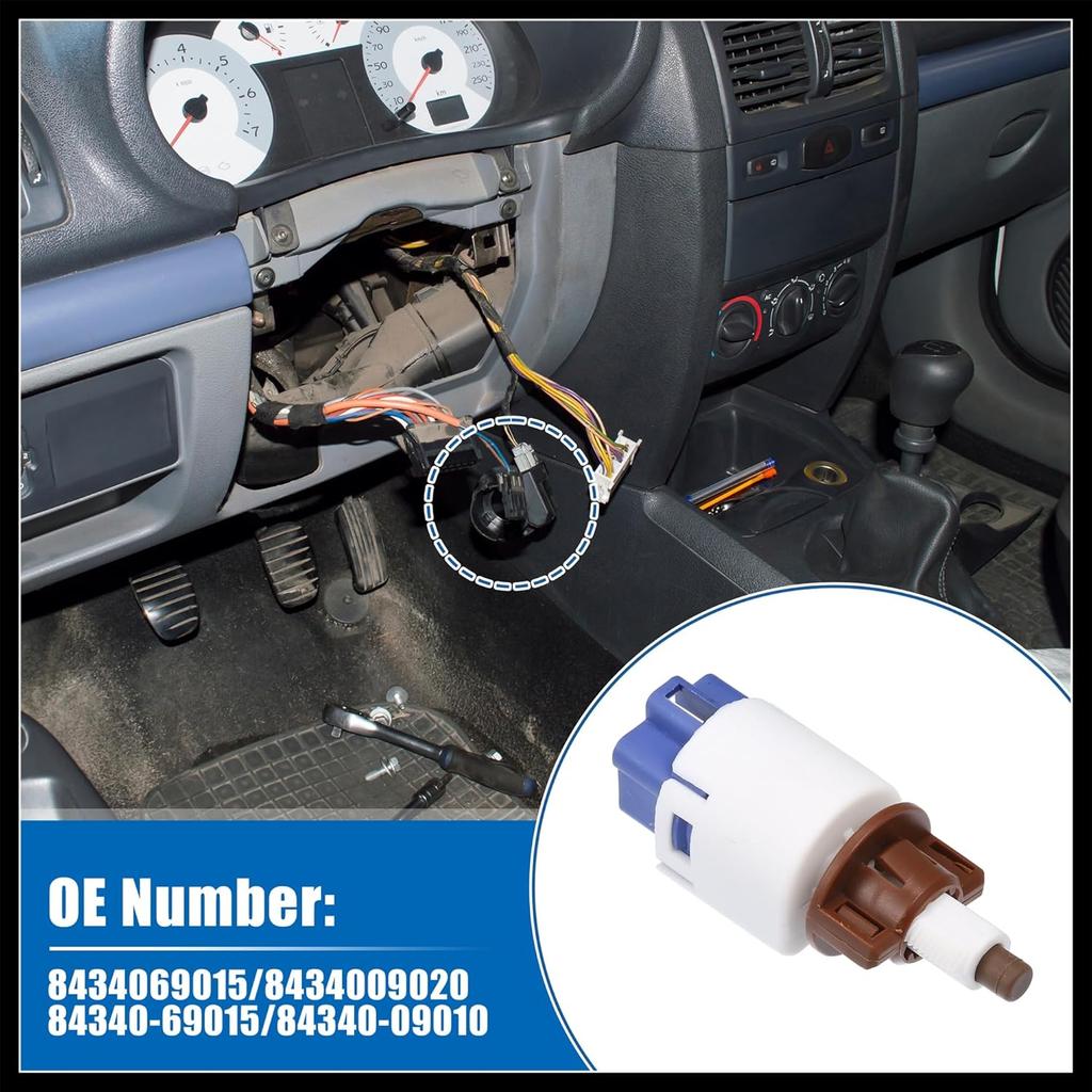 Brake Light Switch Stop Lamp Switch Replacement for Toyota 4Runner 2003-2013 for Toyota Avalon 2005-2012 No.84340-69015/84340-09010/84340-09020