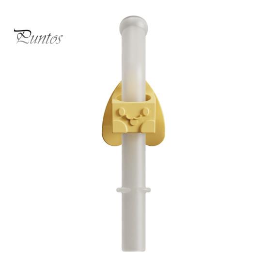 Adjustable Rabbit Buckle Silicone Drinking Straw Children Baby Supplementary Food Porridge Soup Assist Water Cup Straw for Kids