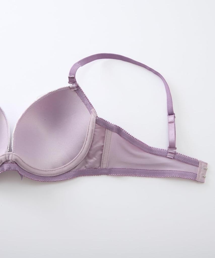 Inner Romantic Dolly Bra and Shorts Dusty [Nissen] Women's Set, Set, Purple, I80/L