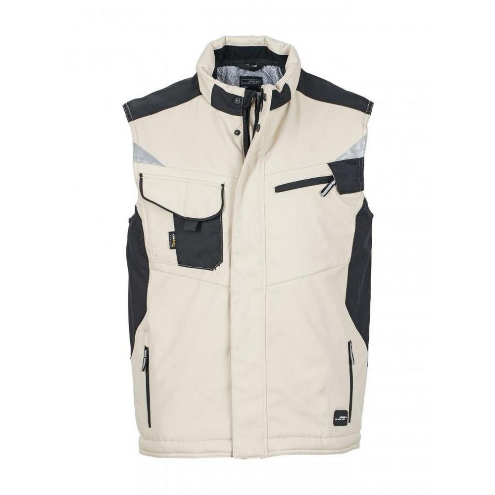 James and Nicholson Unisex Adult Craftsmen Strong Softshell Gilet