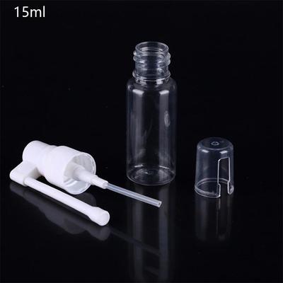 5PCS Sprayer de Água Nasal Portátil de PET Garrafa Vazia Rotativa Frasco Spray para Remédio Oral Transparente Rotativo