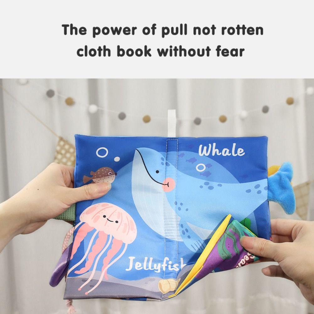 Parent-child Baby Cloth Book Sound Paper Puzzle Cloth Book  Intelligence Development