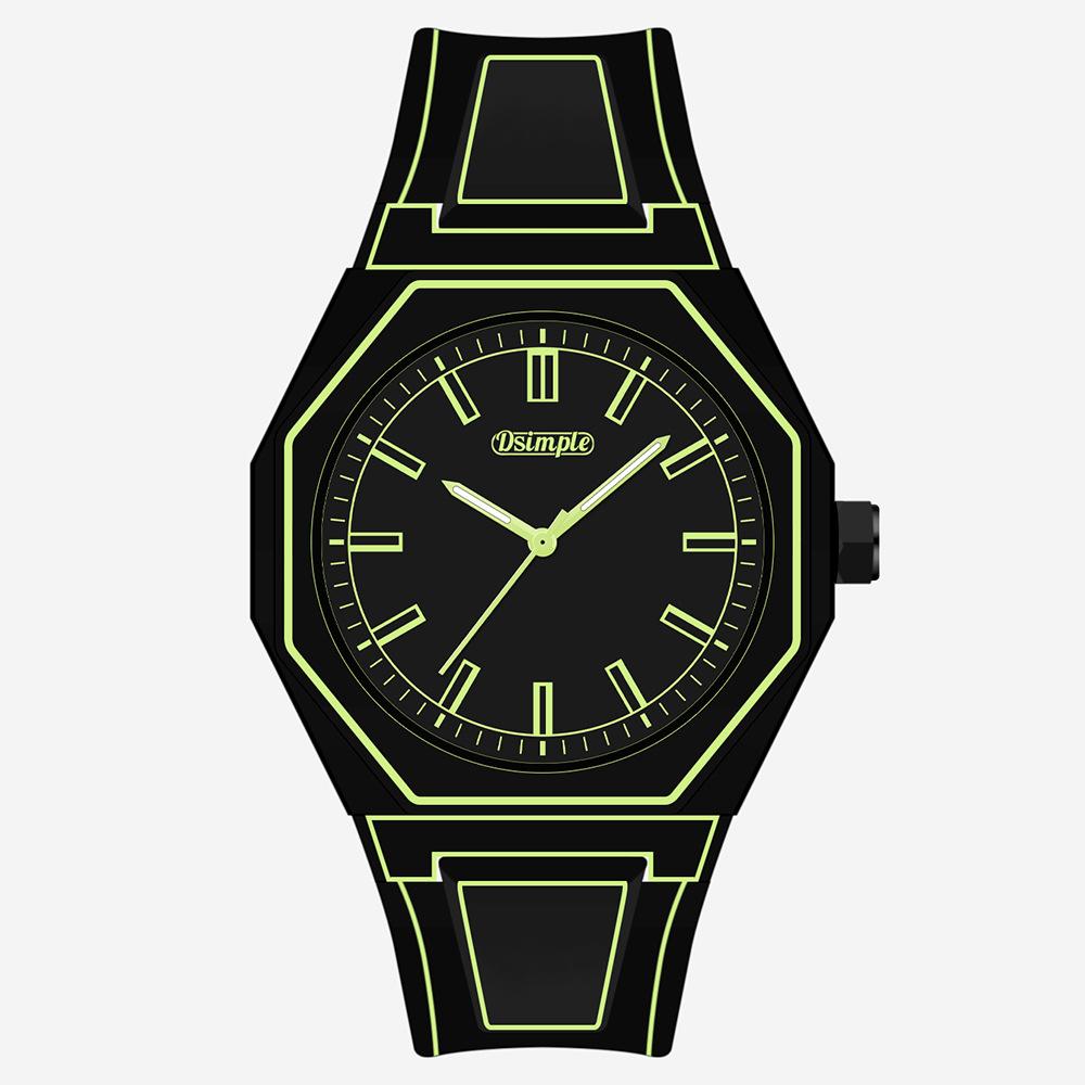 Trend Line Watch Comic Student Two Dimensional Quartz Watch Art Design Personality Watch Trend Watch