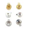 10PCS Metal Spacer Beads Charm Loose Beads Bracelets Jewelry Making Supplies Alloy Texture Necklace Beads for Jewelry
