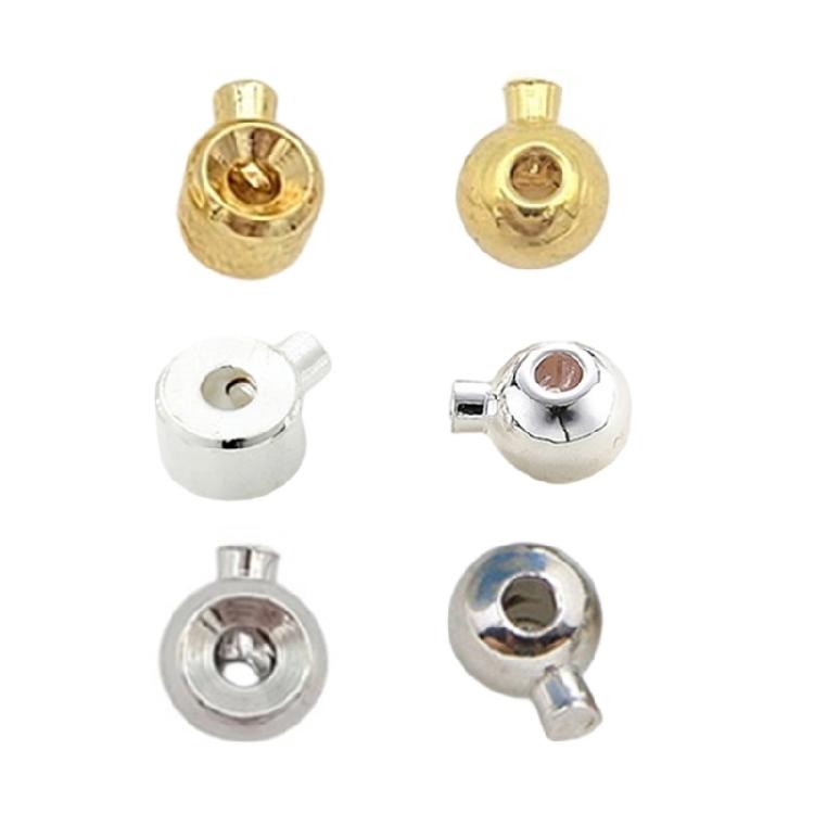 10PCS Metal Spacer Beads Charm Loose Beads Bracelets Jewelry Making Supplies Alloy Texture Necklace Beads for Jewelry