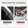 4Pcs Car Tire Valve Stem Cap Titanium Alloy Tyre Caps Cover For Volvo EX30 XC60 XC40 V60 V40 XC90 XC70 V50 S60 V70 S90 AWD EX90