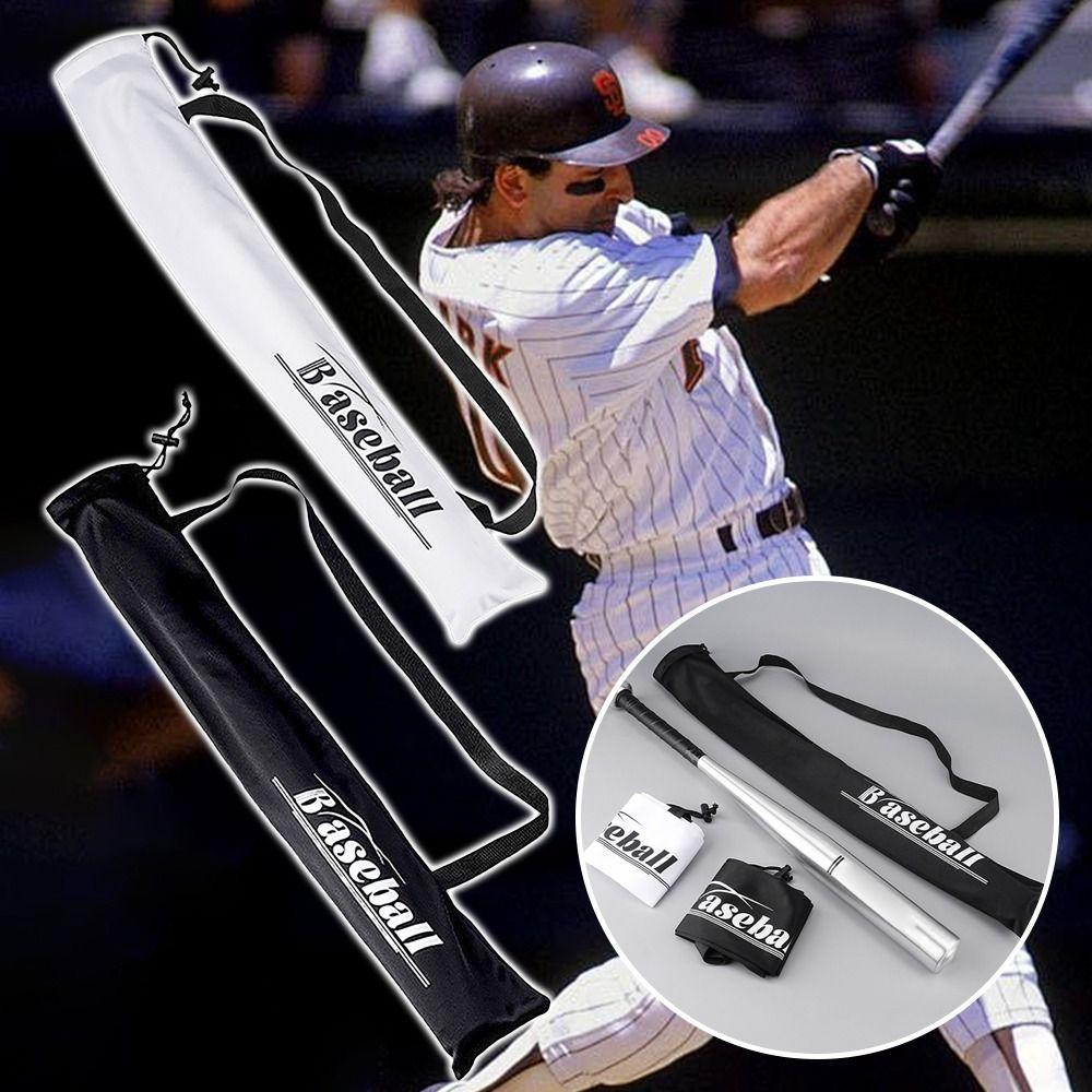 

With Shoulder Strap Baseball Bat Backpack Thick Stick Cover Rod Bag Handbag Outdoors 88cm білий