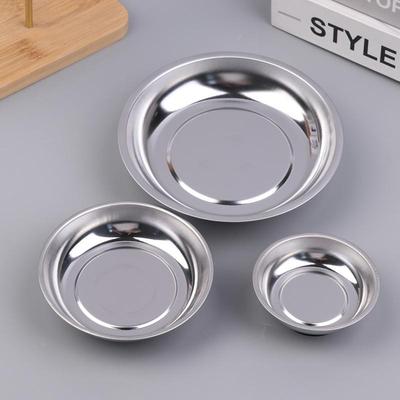Circular Magnetic Parts Bowl 3"/4"/6" Magnetic Tray Screw Storage Tray Stainless Steel Tools Tray For Auto Suction Pad Tools