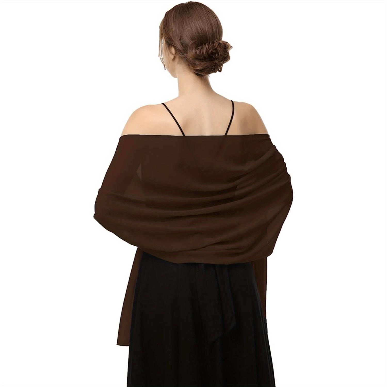 Châle Hijab Élégant en Mousseline Bulle pour Femmes Châle Léger et Écharpe Foulard Féminin Parfait pour les Sorties Décontractées et les Événements en Soirée one size