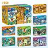 Anime Italian Brainrot Tralalero Tralala Figure Block Toy Tung Tung Tung Sahur Shark BricksToy Gift Blind Box