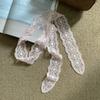 Korean temperament retro lace belt headband long ribbon decorative scarf ins small silk scarf necklace silk scarf women