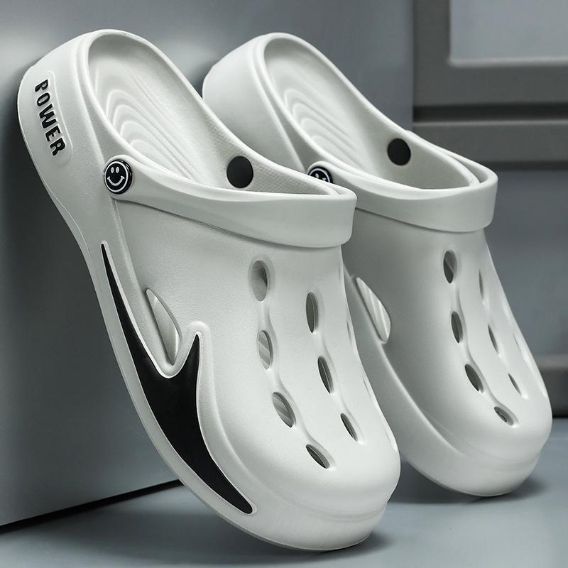 Men's shoes EVA new summer hole shoes men's breathable wading slippers men's outdoor beach sandals men's one pedal