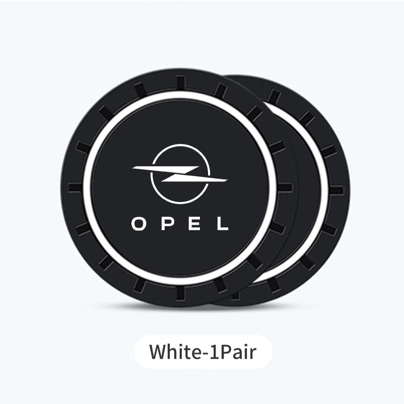 Car Silicone Coaster Mug Drinks Non-Slip Mat Mute Pad Accessories For Opel Insignia Vivaro Vectra Astra Corsa Zafira Meriva Mokk