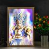 23cm/9.06in Anime Color Light Painting Night ONE PIECE Demon Slayer Peripherals Led Bedroom Table Lamp Crafts Collectible Decor