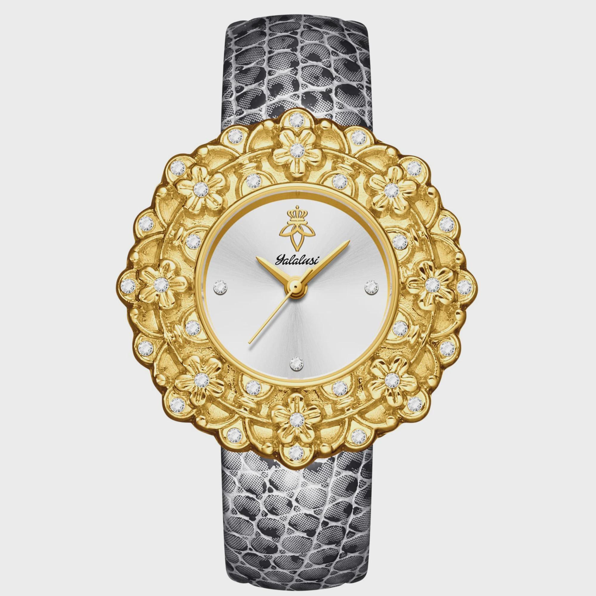 

Luxury Rhinestone Women Watches Fashion Bracelet Strap Quartz Wristwatch Reloj Mujer білий