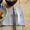 Tableware East Rounded Spoon, White, ts-00101