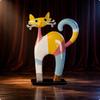 Cartoon Kat Beeldje Schattig Kleurrijk Beeld Dier DierVormige Huisdecoratie voor Podium