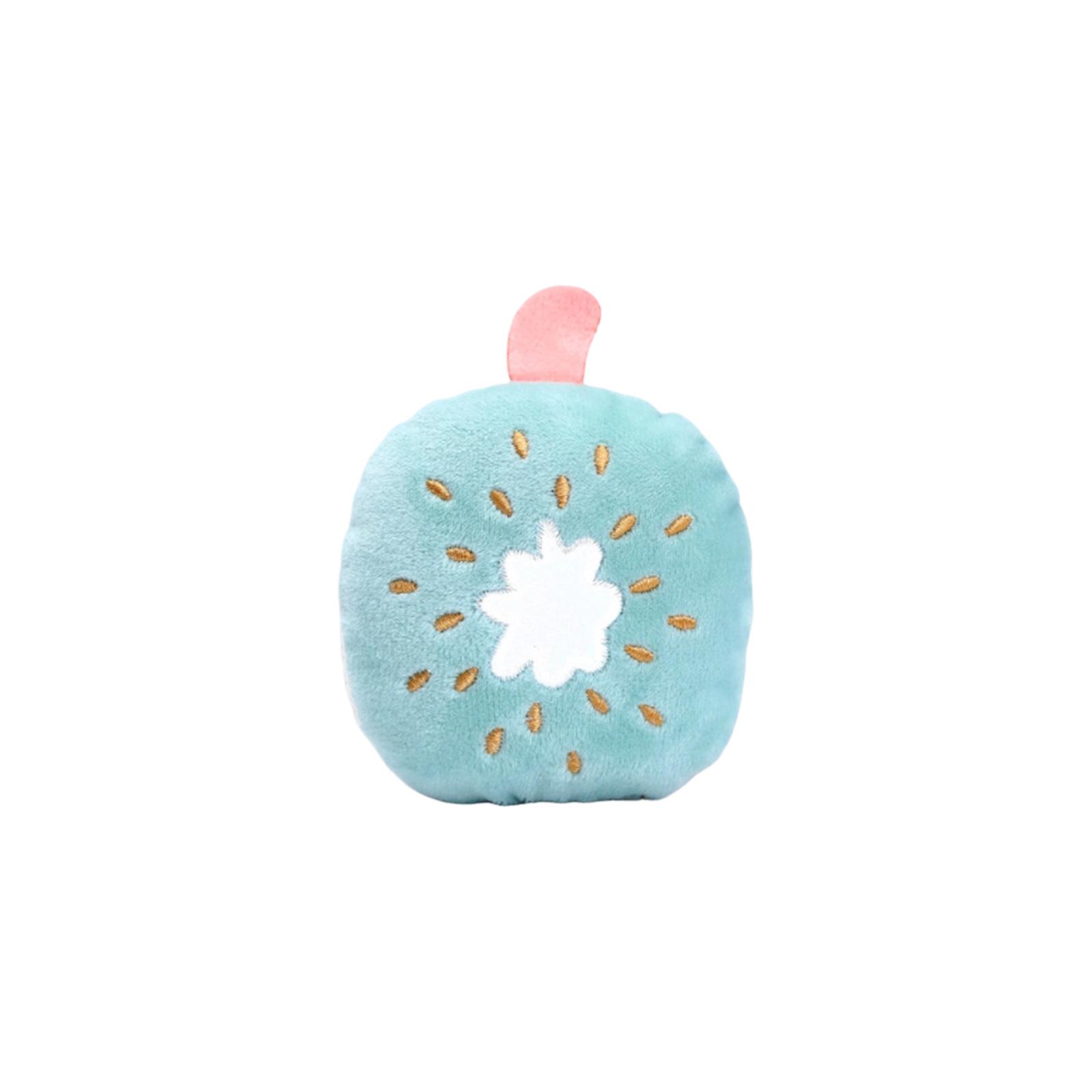 

Cute Fruit Shaped Plush Squeaky Dog & Cats Toys, Interactive Crinkle Sound Pet Chew Toys With Catnip Or Call Option, Soft Stuffed Puppy Teething Toys One Size циан