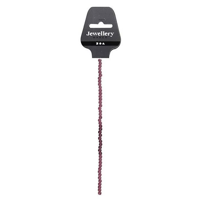 Perles en verre - Mixte - Violet - 4 mm - 45 pcs - Transparent