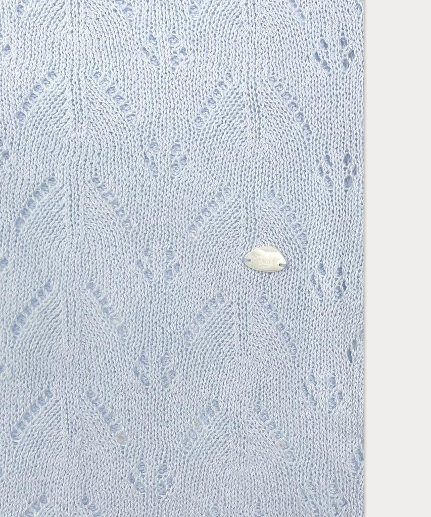 Sseomweeobeoteo Skashi Long Sleeve Knit - Light Blue
